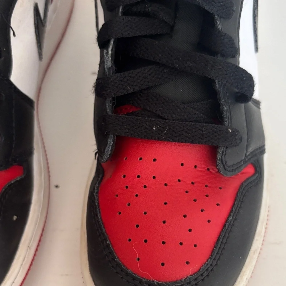 Nike Air Jordan Black and Red Sneakers